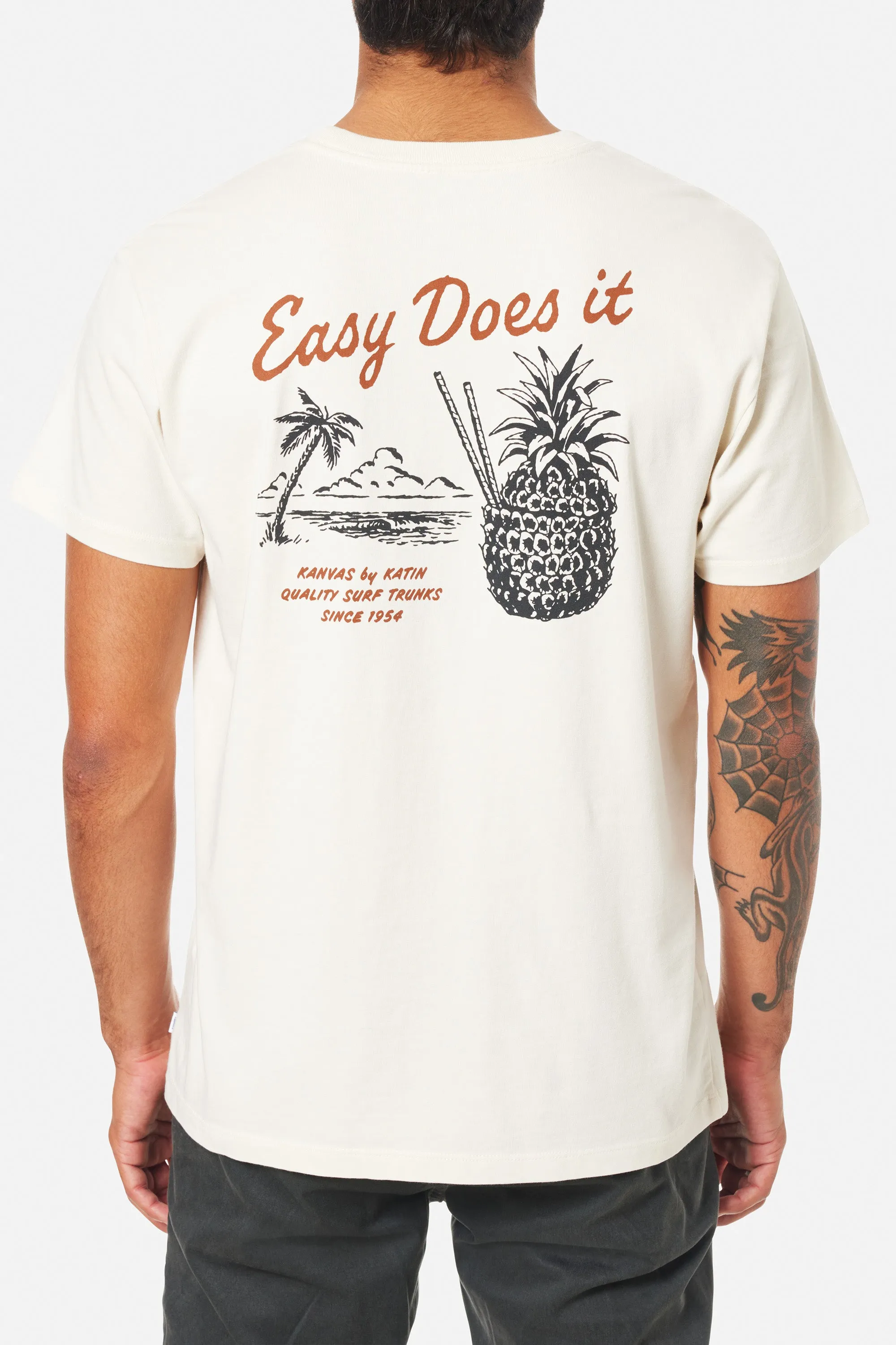 Katin Pina Tee - Vintage White sold by Sun Diego Boardshops