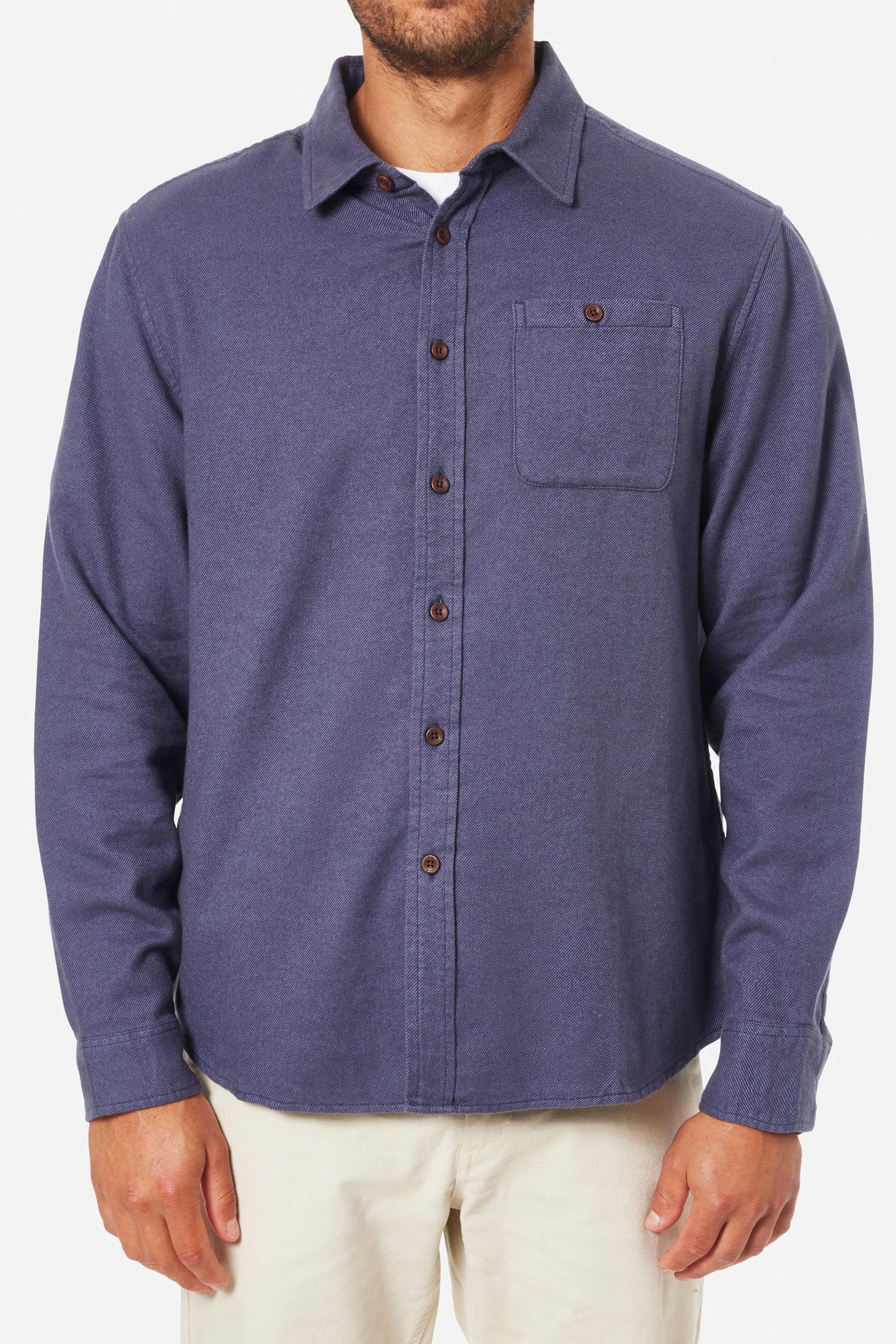 KATIN TWILLER FLANNEL - WASHED BLUE sold by Sun Diego Boardshops