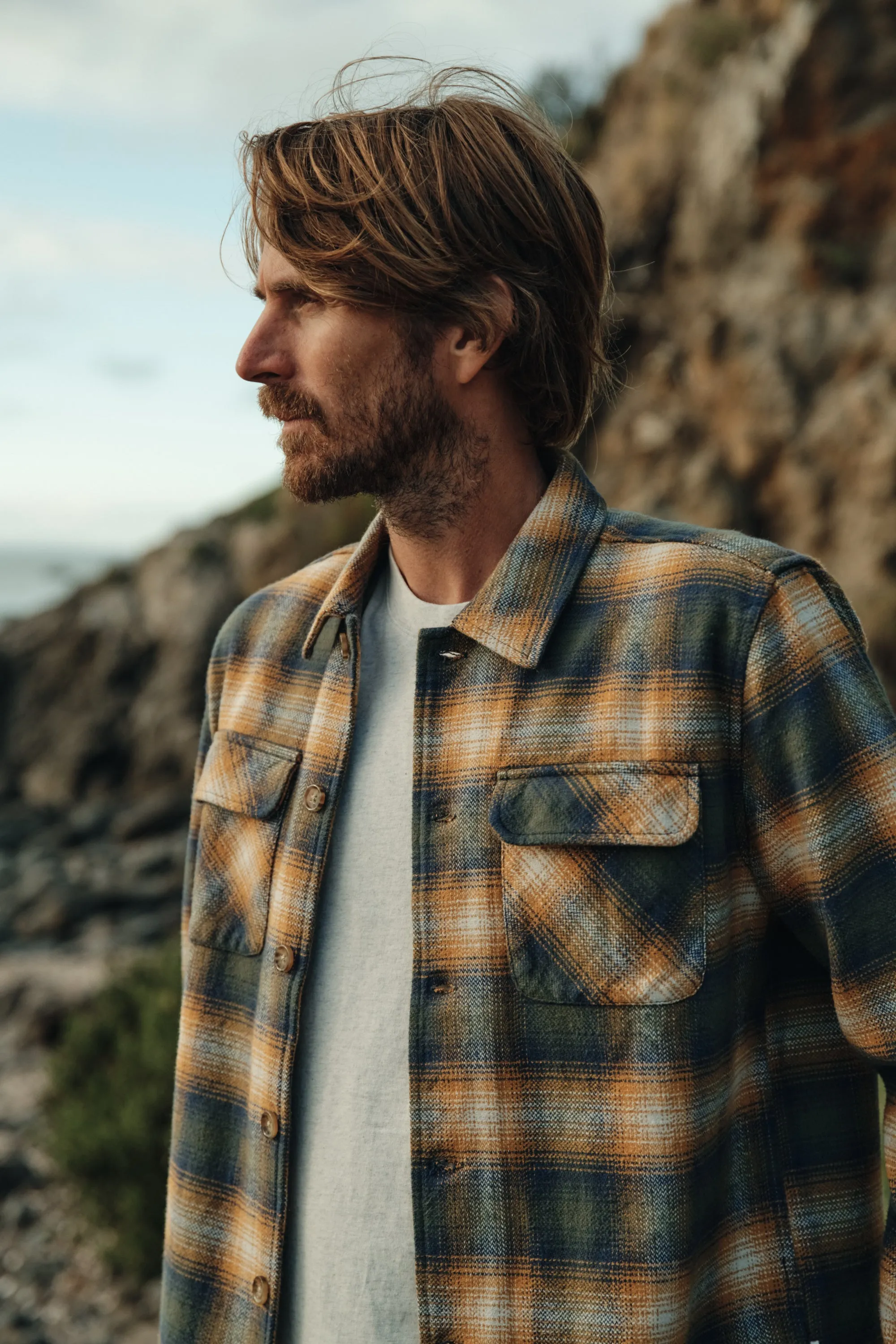 KATIN SHILOH SOLID FLANNEL - THYME sold by Sun Diego Boardshops