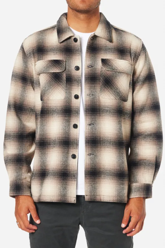 KATIN SHILOH FLANNEL - BLACK sold by Sun Diego Boardshops
