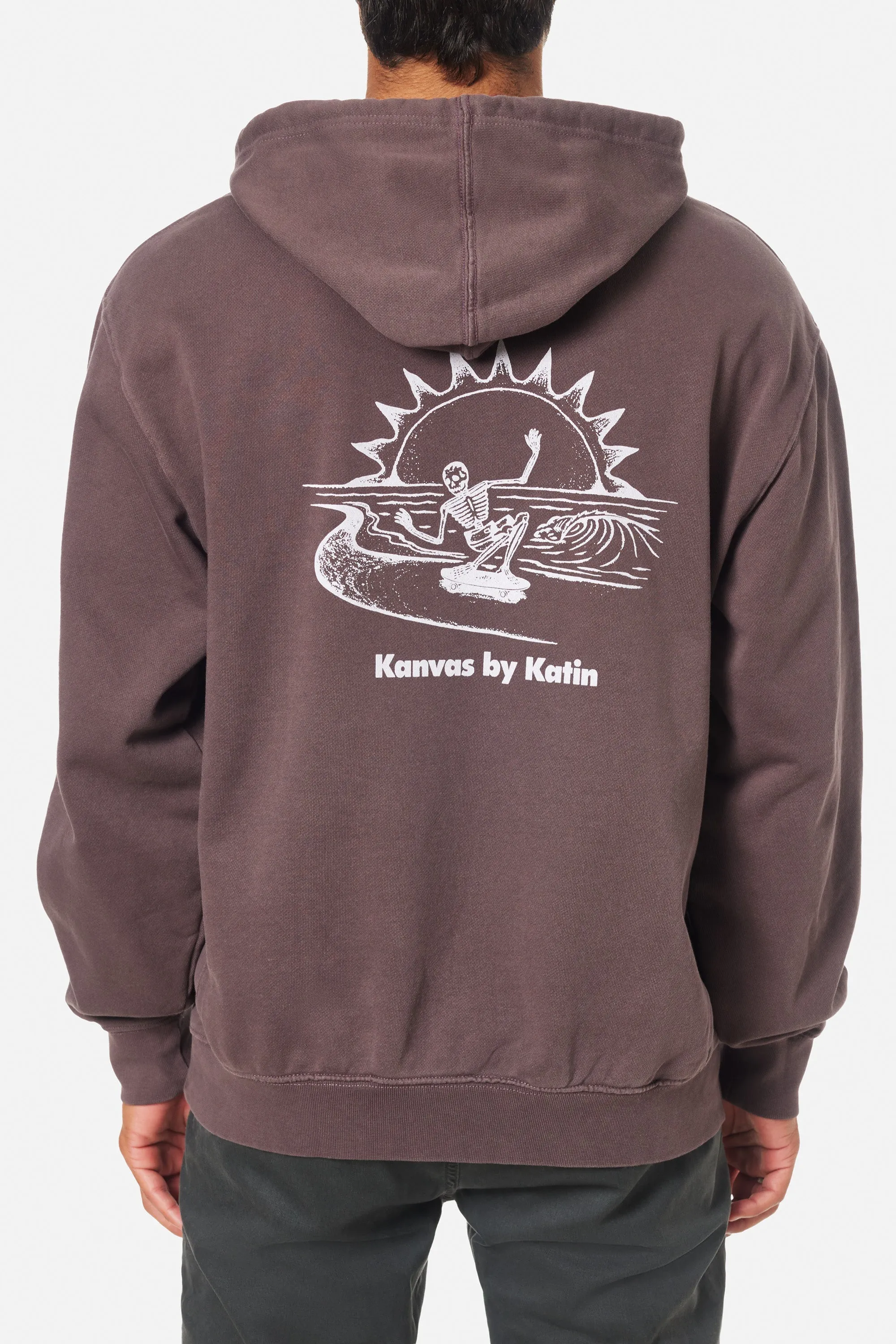 KATIN RIPPER HOODIE - DARK AURALITE PIGMENT DYE sold by Sun Diego Boardshops