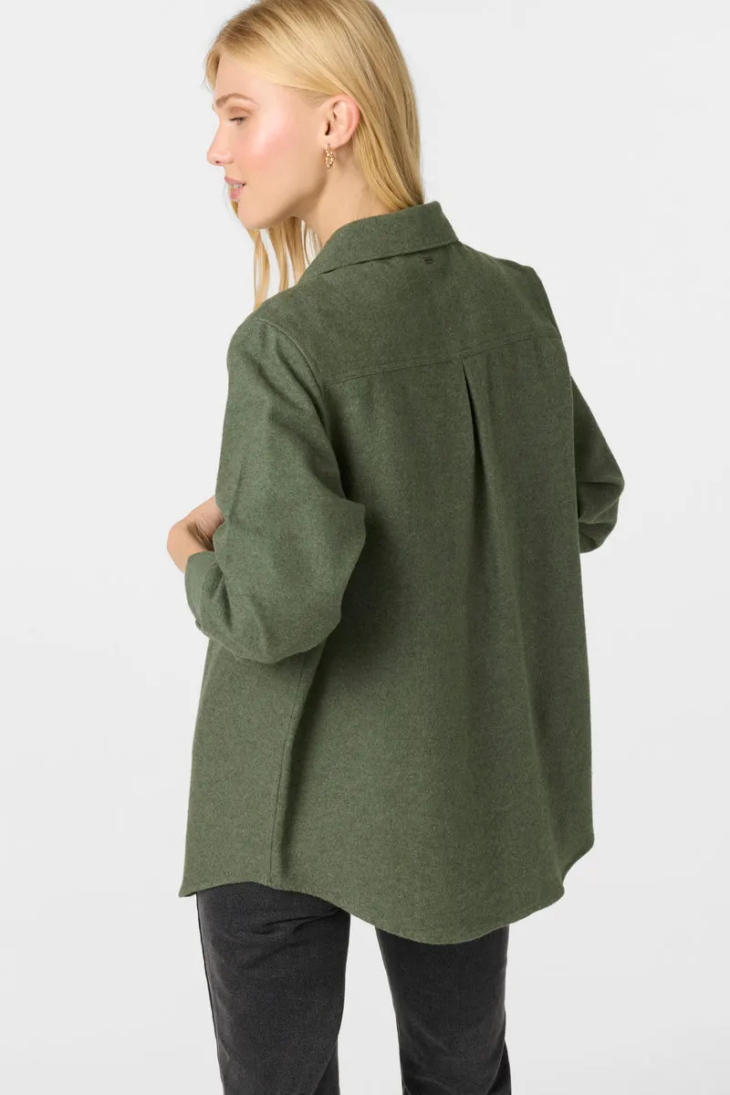 O'Neill BROOKS SOLID LONG SLEEVE TOP - DARK OLIVE sold by Sun Diego Boardshops product image thumbnail 2