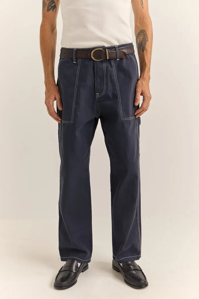 Rhythm Carpenter Canvas Pant - INDIGO sold by Sun Diego Boardshops