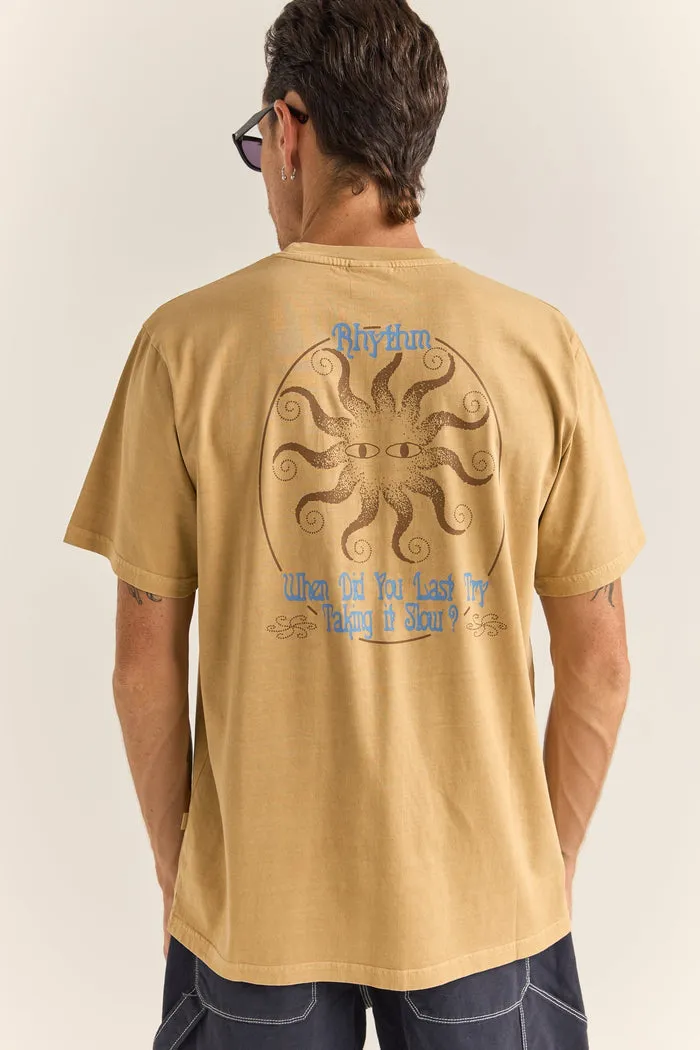 Rhythm Sun Vintage Ss T-Shirt - MACADAMIA sold by Sun Diego Boardshops