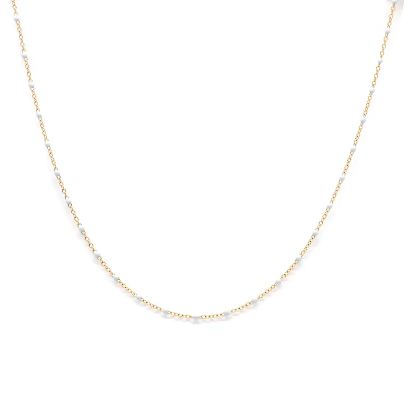 Salty Cali Sweet Dots Necklace - WHITE sold by Sun Diego Boardshops