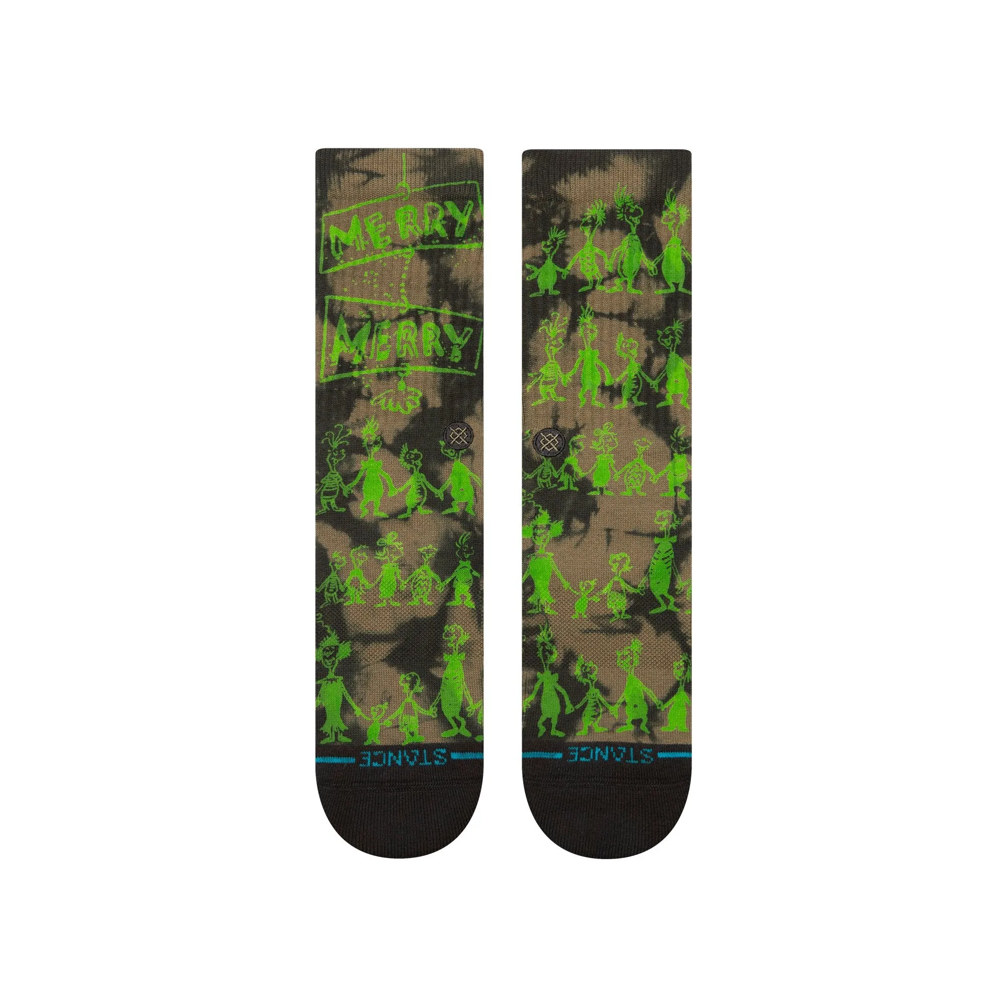 Stance The Grinch X Stance Down In Whovile Crew Socks - BLACK sold by Sun Diego Boardshops product image thumbnail 2