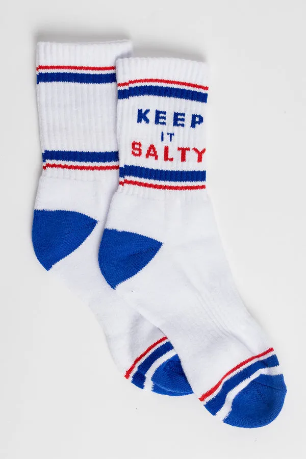 That Friday Feeling Keep It Salty Crew Sock - ASSORTED sold by Sun Diego Boardshops