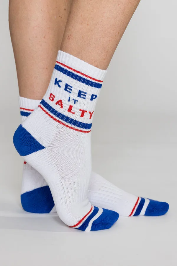 That Friday Feeling Keep It Salty Crew Sock - ASSORTED sold by Sun Diego Boardshops product image thumbnail 2