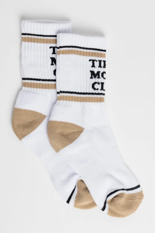 That Friday Feeling Tired Moms Club Crew Socks - ASSORTED sold by Sun Diego Boardshops