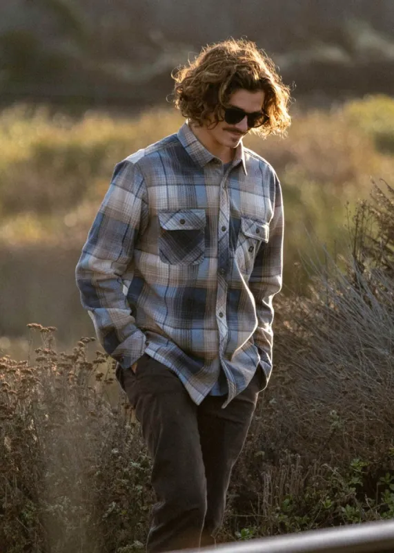 Vissla Eco-Zy Ls Polar Flannel - SEA WATER sold by Sun Diego Boardshops