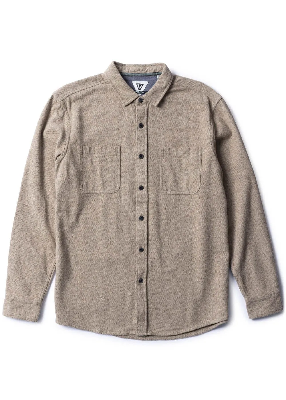 Vissla Shaper Eco Ls Flannel - DARK SAND sold by Sun Diego Boardshops product image thumbnail 2