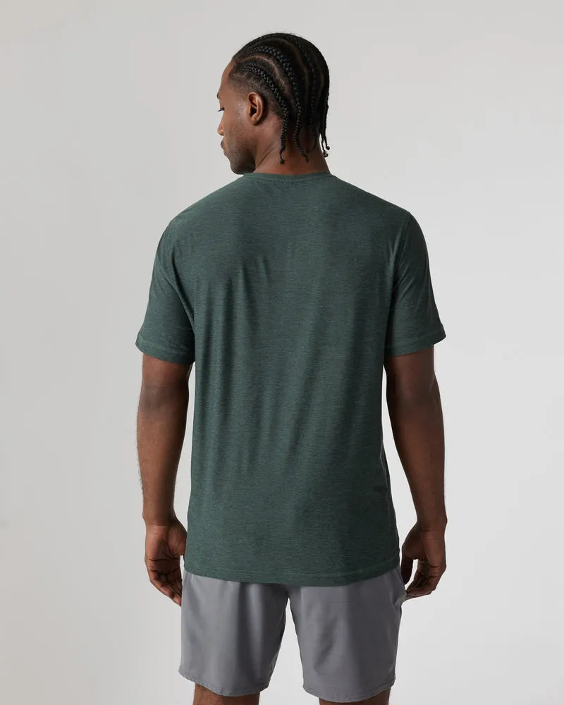 VUORI Strato Tech Tee - ASPEN HEATHER sold by Sun Diego Boardshops product image thumbnail 2