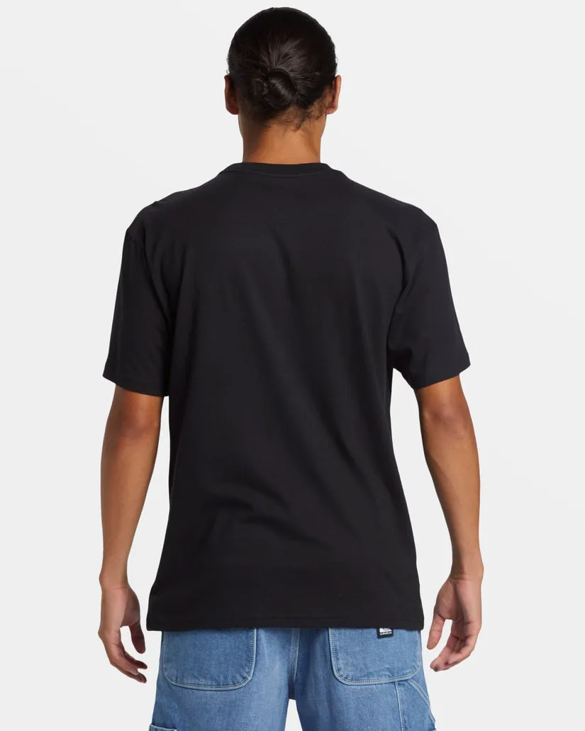 Quiksilver Speed Stripe T-Shirt - BLACK sold by Sun Diego Boardshops product image thumbnail 2