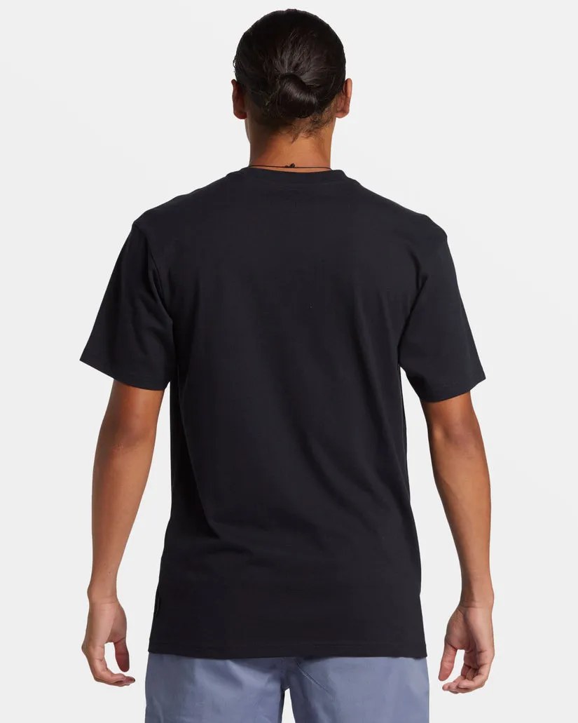 Quiksilver Sun Flare T-Shirt - BLACK sold by Sun Diego Boardshops product image thumbnail 2
