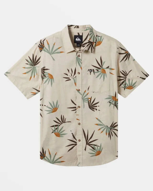 Quiksilver Apero Classic Short Sleeve Shirt - FOG APERO CLASSIC sold by Sun Diego Boardshops