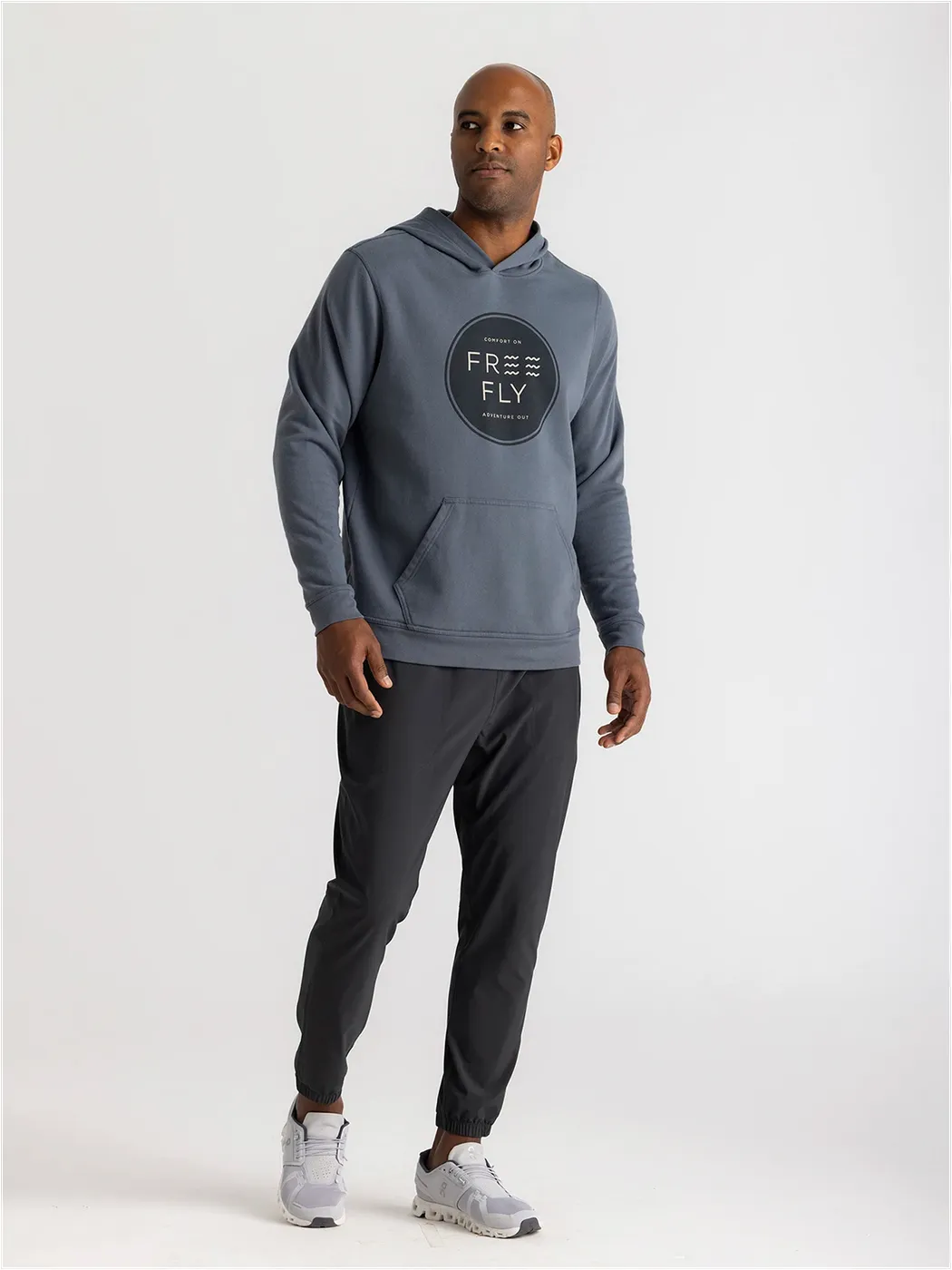 Free Fly Comfort On Fleece Hoodie - STORM CLOUD sold by Sun Diego Boardshops product image thumbnail 2