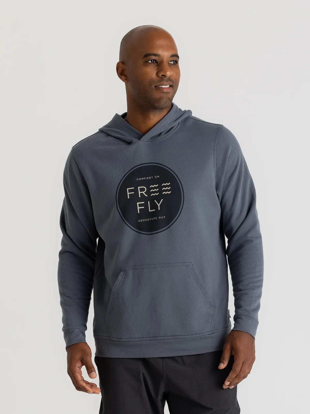 Free Fly Comfort On Fleece Hoodie - STORM CLOUD sold by Sun Diego Boardshops