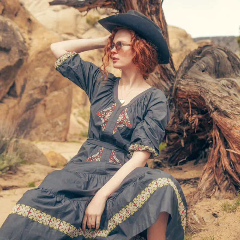 Sendero Mariana Dress - ONYX GRAY sold by Sun Diego Boardshops