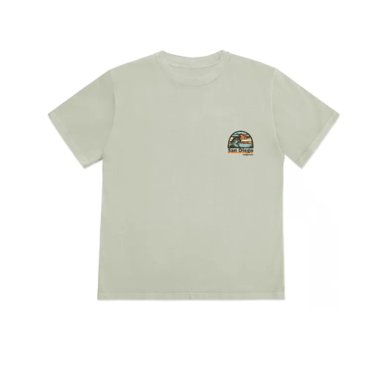 SunDiego HOT SESSION BOX TEE - SAGE sold by Sun Diego Boardshops product image thumbnail 2