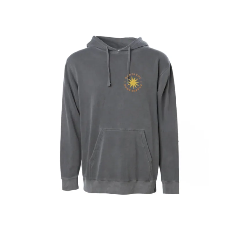 SunDiego SD MAP 3 COLOR PULLOVER HOODIE - BLACK sold by Sun Diego Boardshops