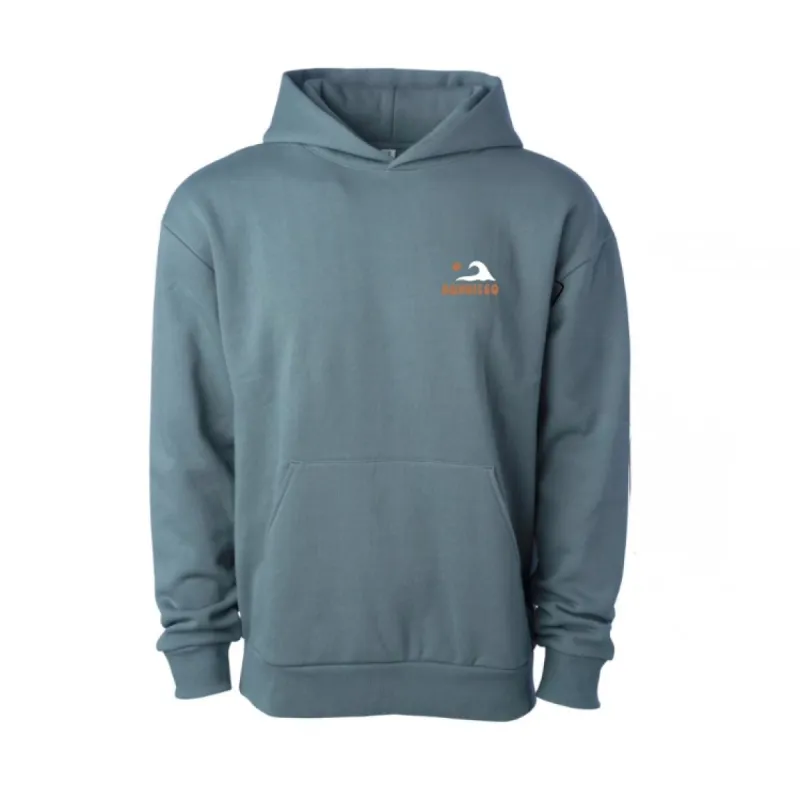 SunDiego CALI WAVE EMBROIDERED Pullover Hoodie - BLUE MAGIC sold by Sun Diego Boardshops