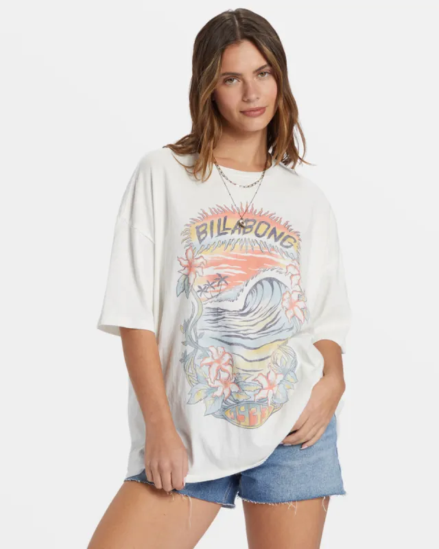 Billabong Kissed By The Sun T-Shirt - SALT CRYSTAL sold by Sun Diego Boardshops