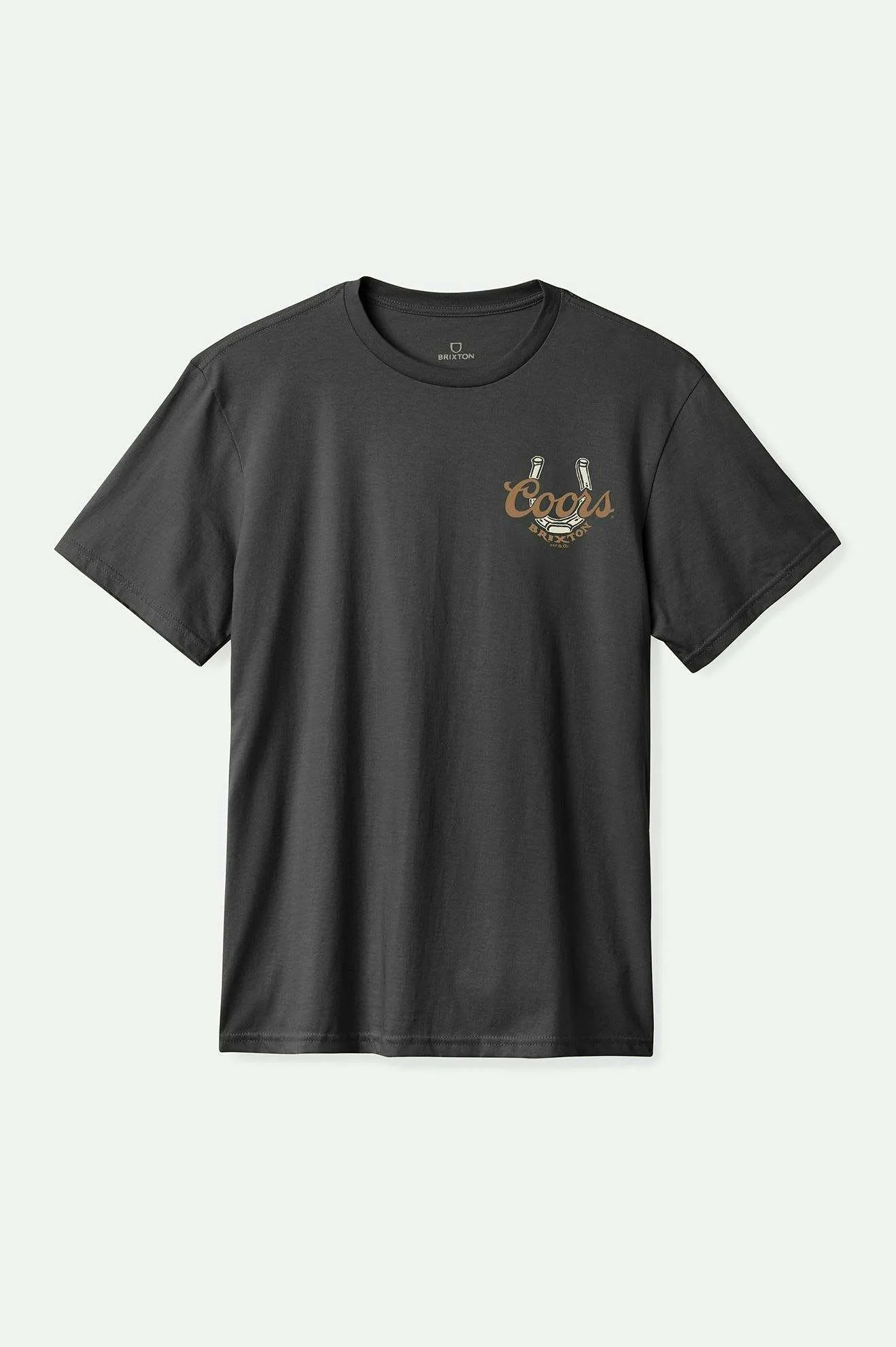 Brixton Coors Luck S/S Standard T-Shirt - BLACK sold by Sun Diego Boardshops product image thumbnail 2