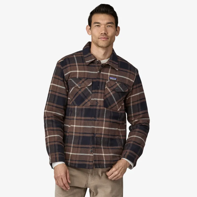 Patagonia Men's Lightweight Insulated Fjord Flannel Shirt - OUTDOOR MOLASSES BROWN sold by Sun Diego Boardshops