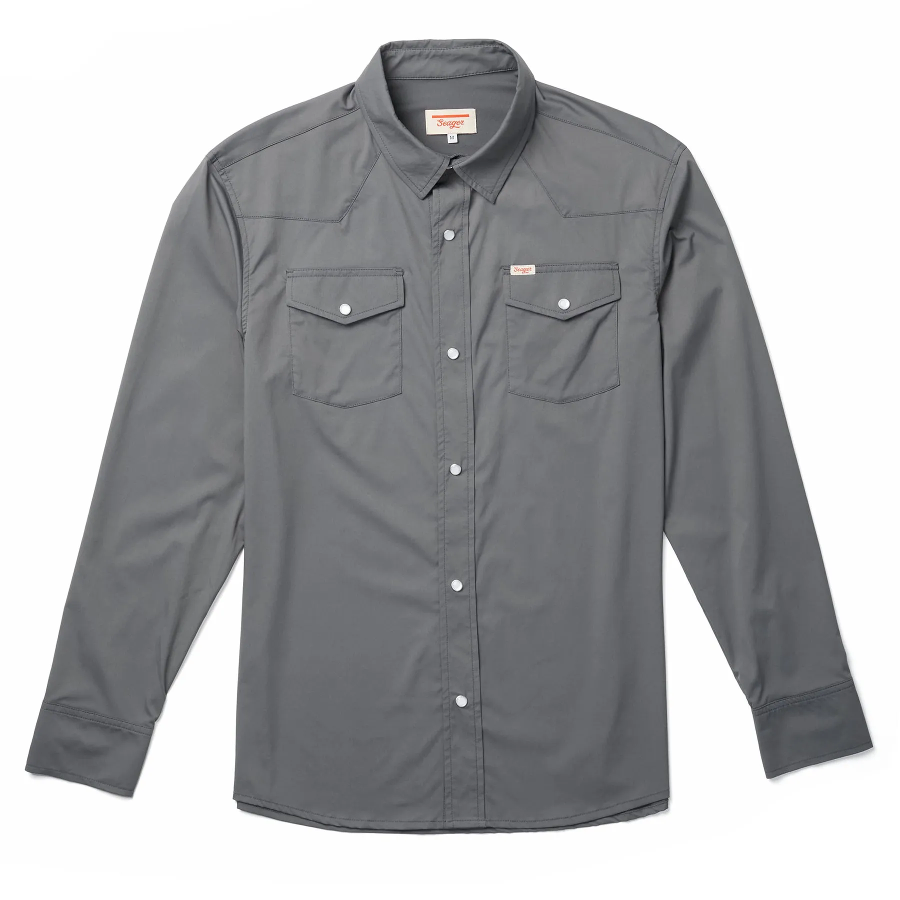 SEAGER El Ranchero L/S Shirt - CHARCOAL GREY sold by Sun Diego Boardshops product image thumbnail 2