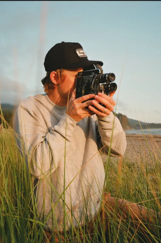 SEAGER Company Mid-Weight Crew - HEATHER GRAY sold by Sun Diego Boardshops