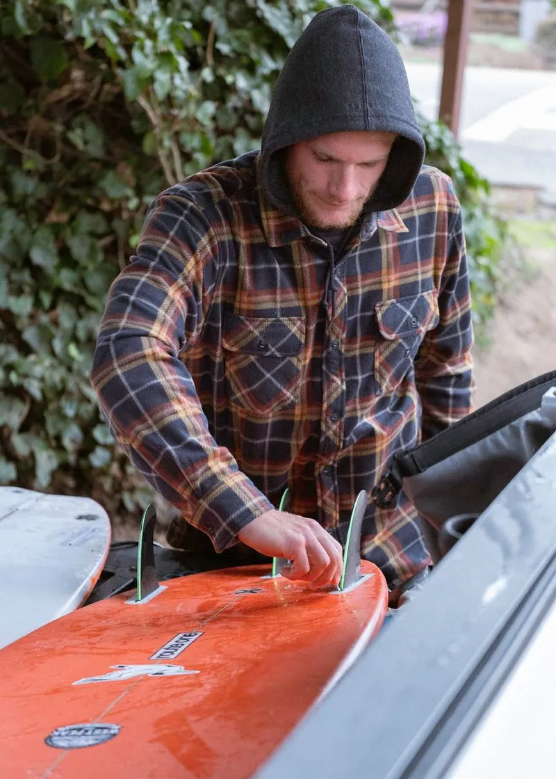 Vissla Eco-Zy Shirt Jacket - PHANTOM 2 sold by Sun Diego Boardshops