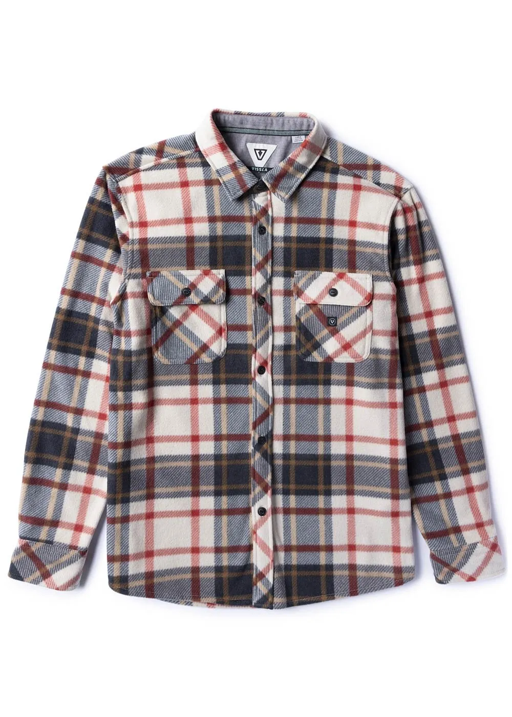 Vissla Eco-Zy Ls Polar Flannel - DUNE sold by Sun Diego Boardshops