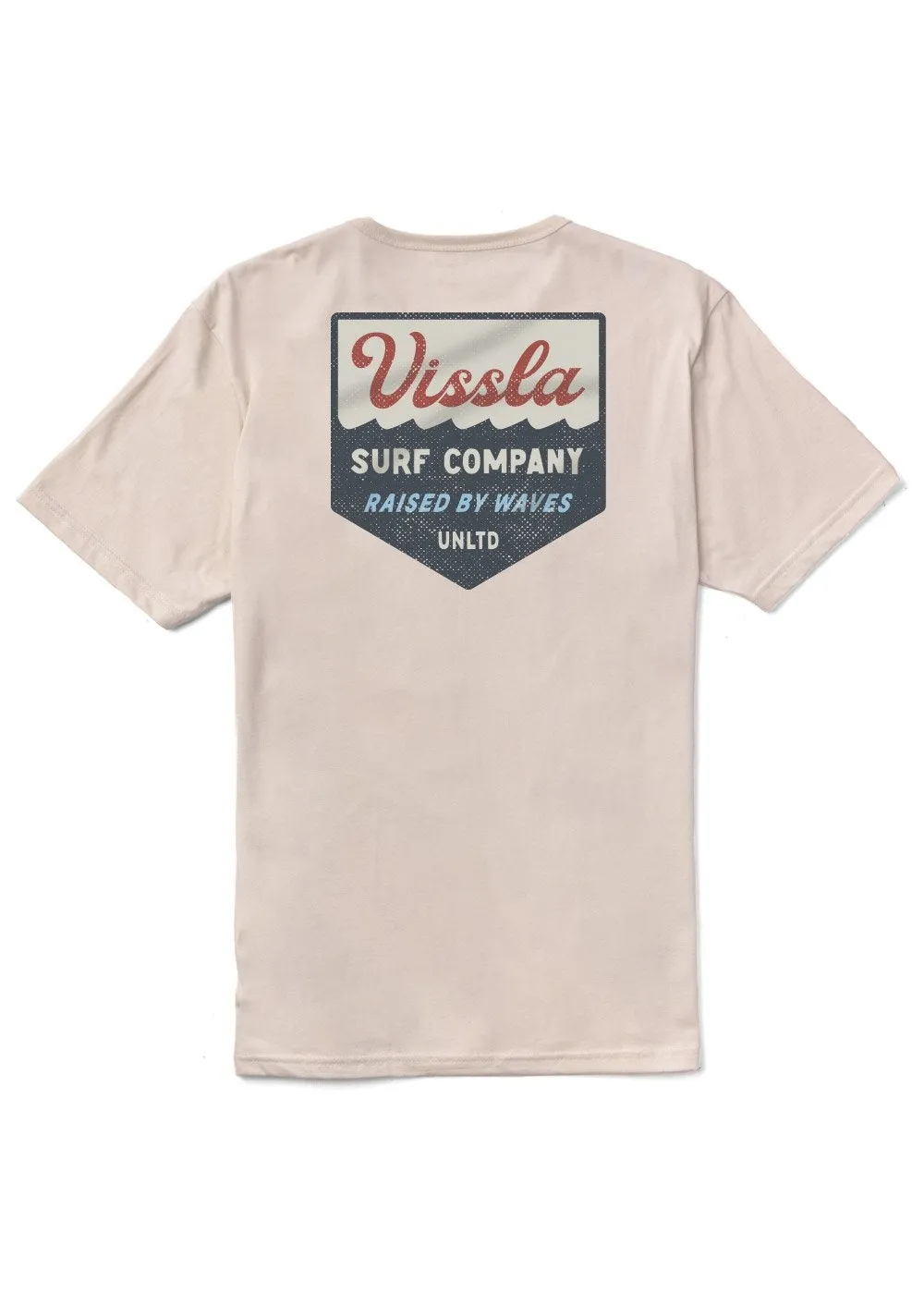 Vissla Sea Shield Organic Tee - BONE sold by Sun Diego Boardshops