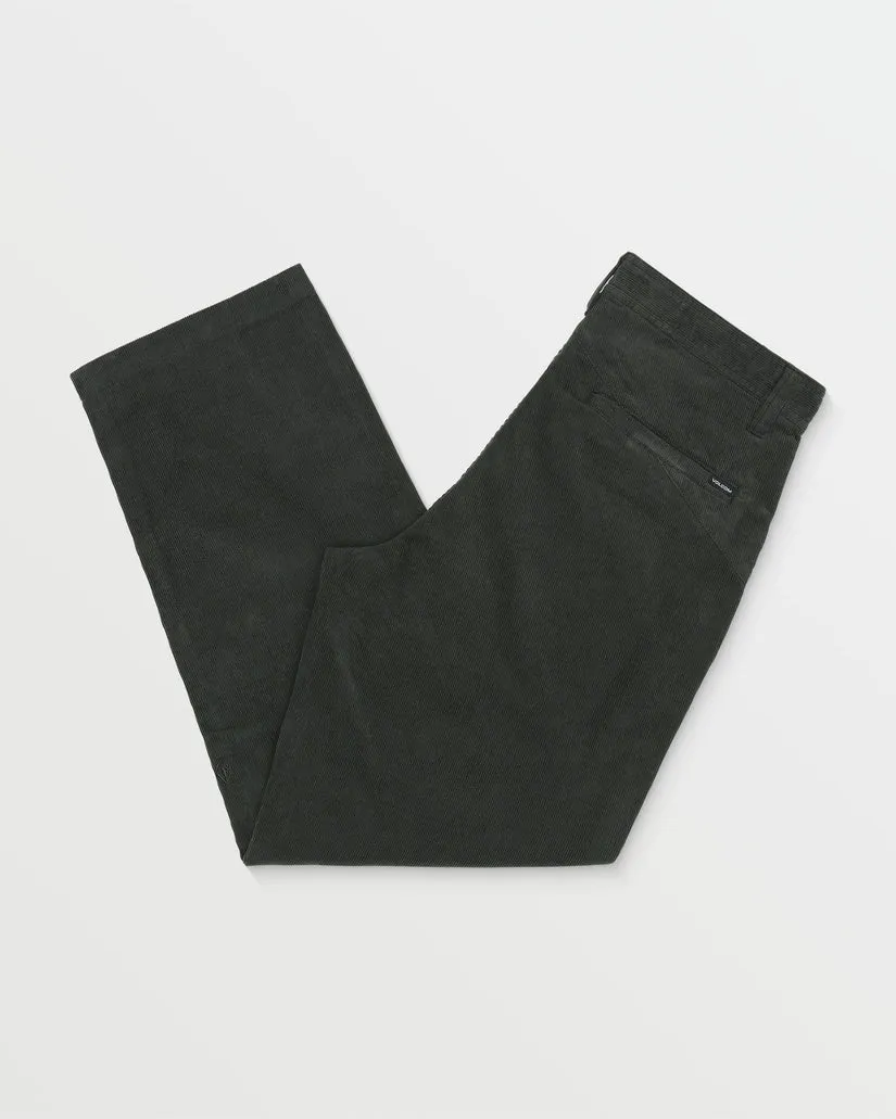 Volcom Frickin Loose Tapered Corduroy Pants - STEALTH sold by Sun Diego Boardshops product image thumbnail 2