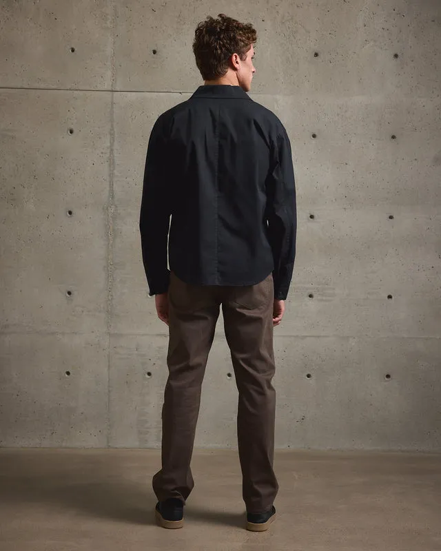 Tenore Twill Shirt Jacket - BLACK sold by Sun Diego Boardshops product image thumbnail 2