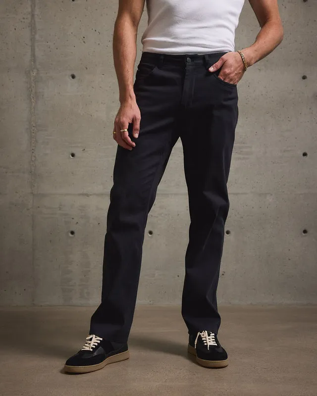 Tenore Twill 5-Pocket Pant - BLACK sold by Sun Diego Boardshops