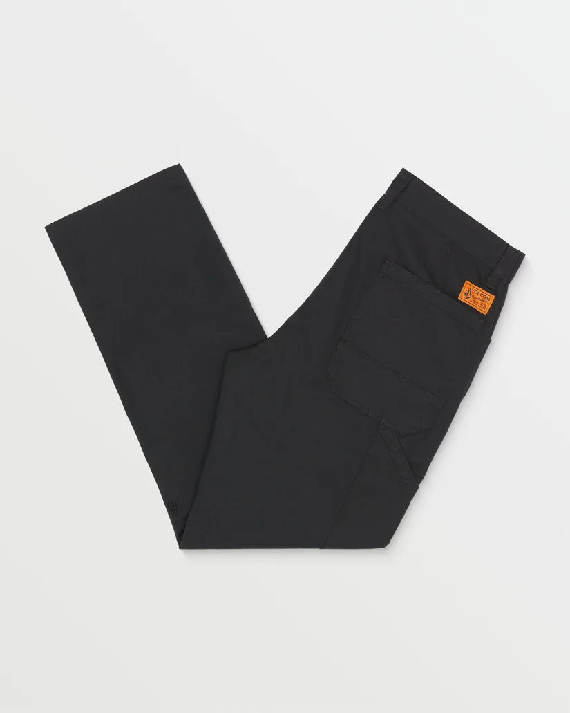 Volcom Workwear Gage Work Pants - BLACK sold by Sun Diego Boardshops product image thumbnail 2