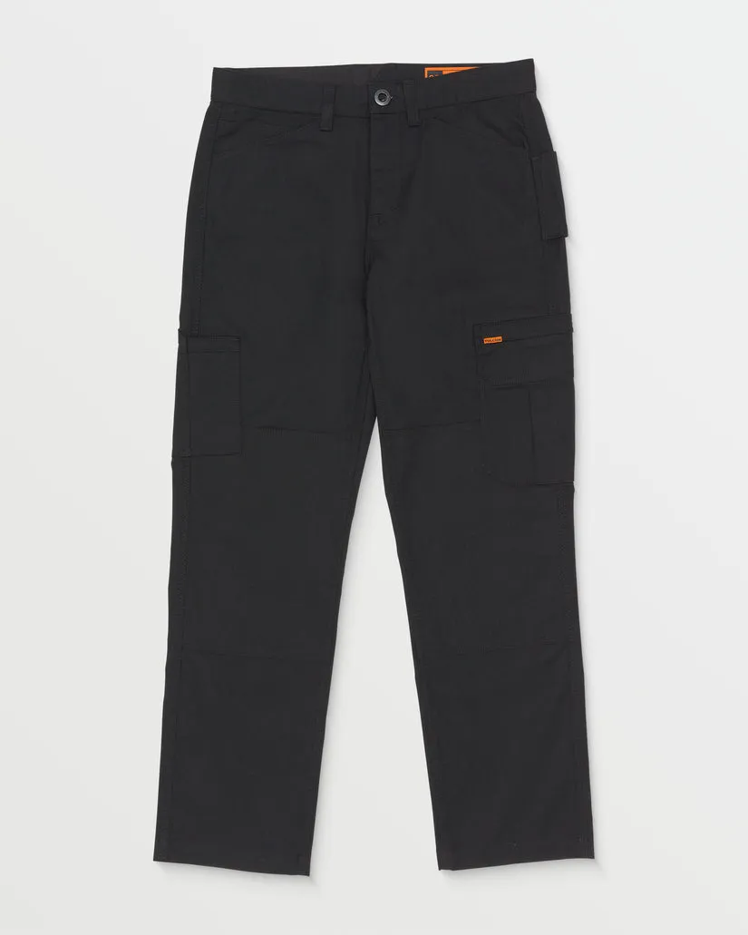 Volcom Workwear Gage Work Pants - BLACK sold by Sun Diego Boardshops