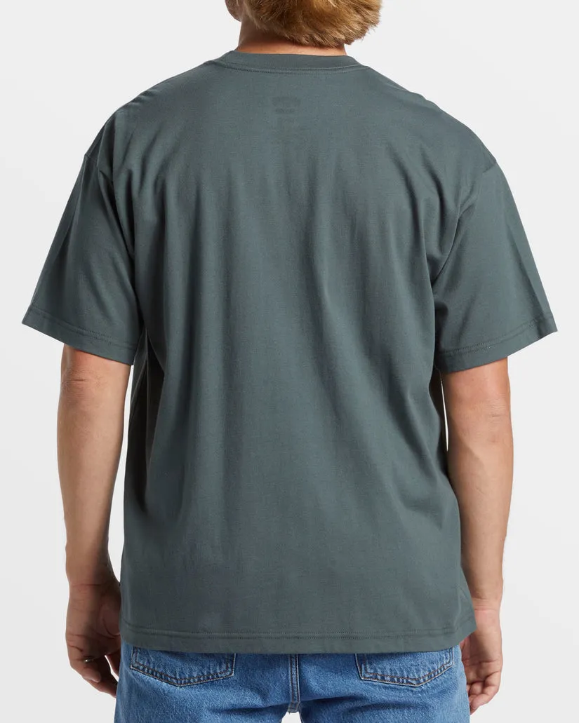 Billabong Identity OG T-Shirt - SLATE GREEN sold by Sun Diego Boardshops product image thumbnail 2