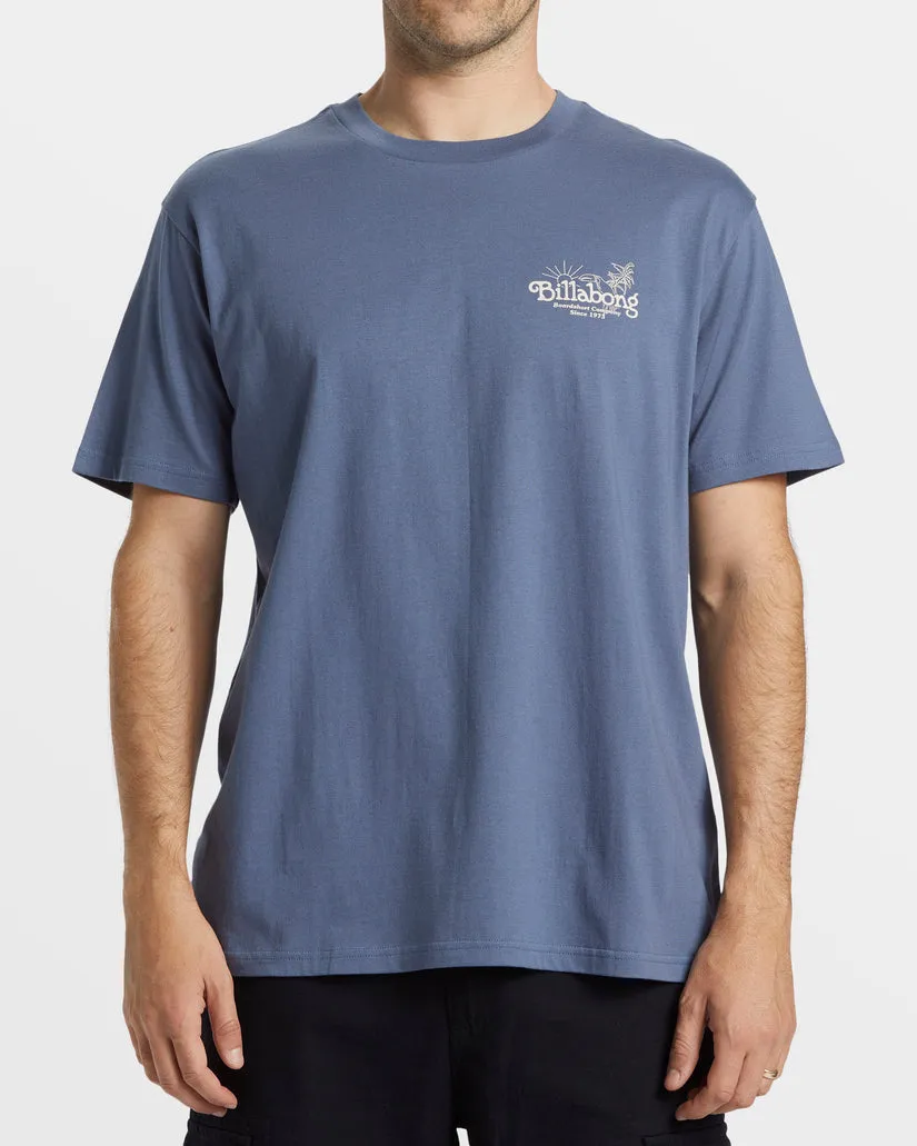 Billabong Lounge T-Shirt - SLATE BLUE sold by Sun Diego Boardshops product image thumbnail 2