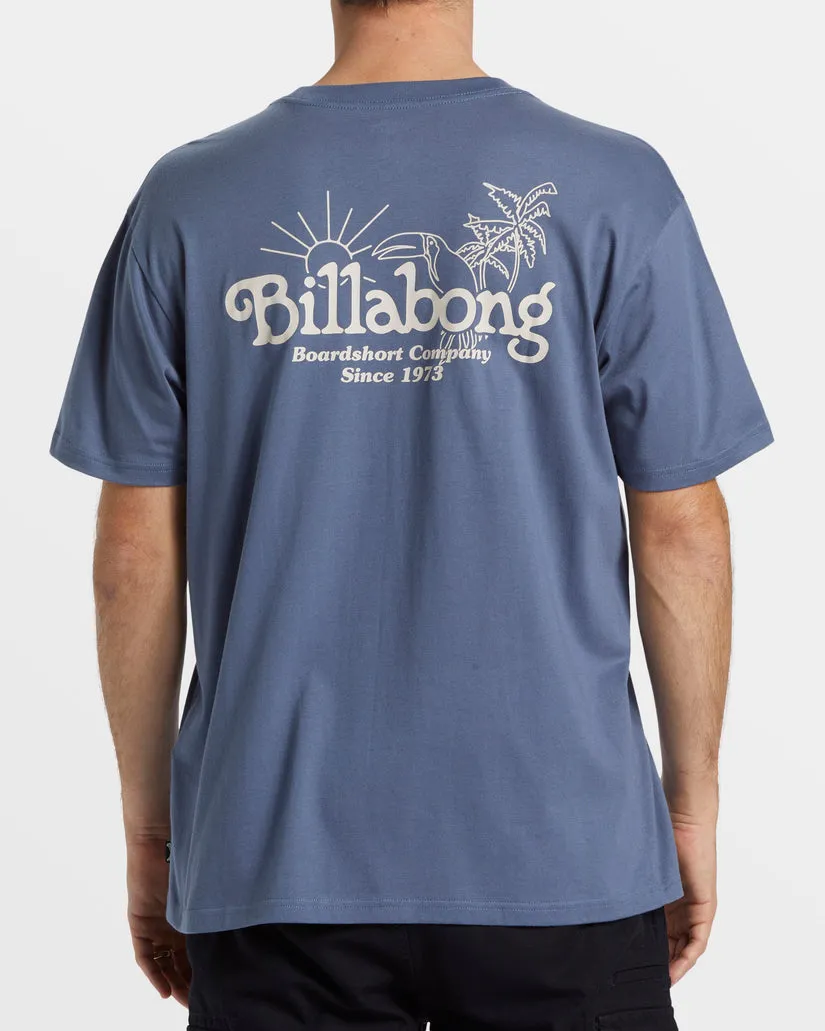 Billabong Lounge T-Shirt - SLATE BLUE sold by Sun Diego Boardshops