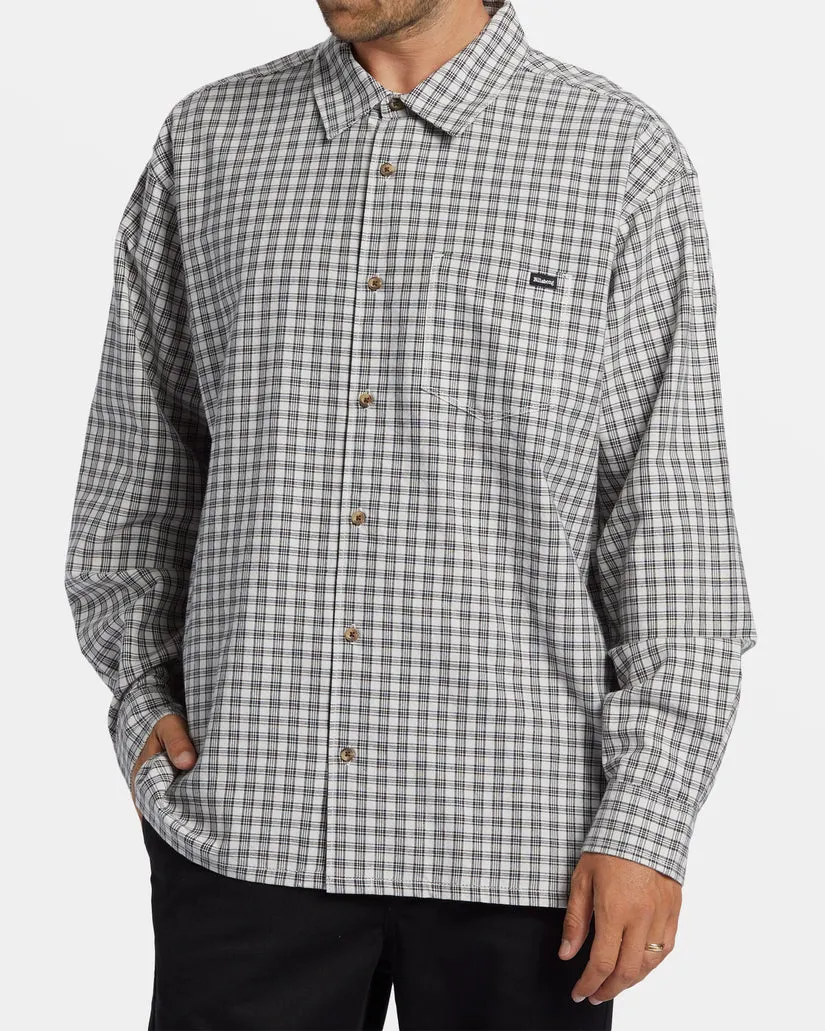 Billabong Mogul Long Sleeve Shirt - OFF WHITE sold by Sun Diego Boardshops