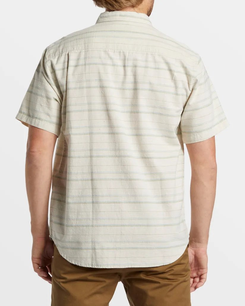 Billabong All Day Stripe Short Sleeve Shirt - SAGE sold by Sun Diego Boardshops product image thumbnail 2