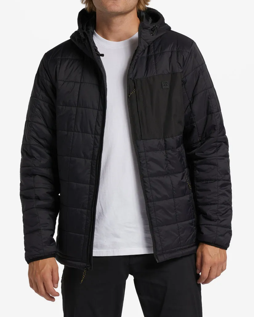 Billabong A/Div Journey Puffer Jacket - BLACK sold by Sun Diego Boardshops product image thumbnail 3