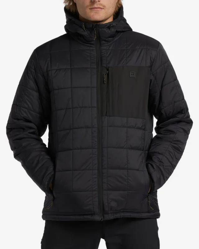 Billabong A/Div Journey Puffer Jacket - BLACK sold by Sun Diego Boardshops