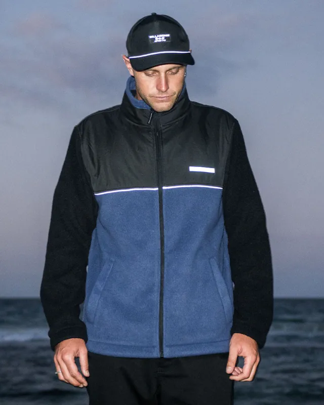 Billabong Boundary Spec 73 Polar Fleece Full Zip Pullover - BLACK sold by Sun Diego Boardshops