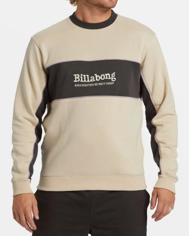 Billabong Project Pullover Sweatshirt - CHINO sold by Sun Diego Boardshops