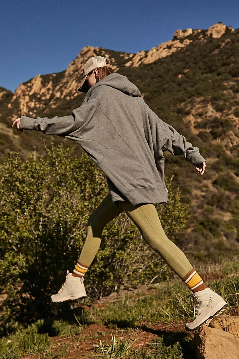 Free People ALL YOUR LOVE HOODIE - HEATHER GREY sold by Sun Diego Boardshops product image thumbnail 2