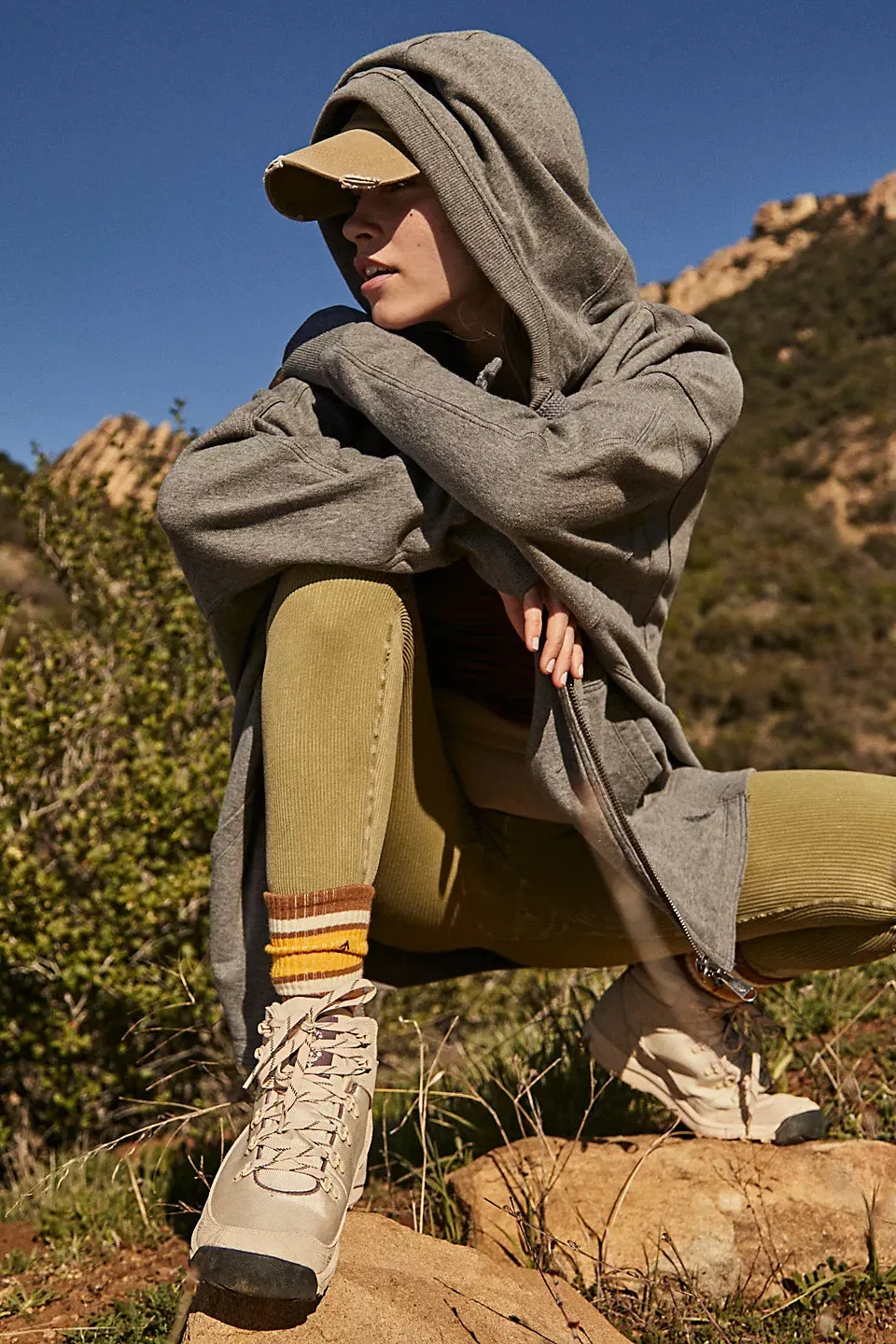 Free People ALL YOUR LOVE HOODIE - HEATHER GREY sold by Sun Diego Boardshops product image thumbnail 4