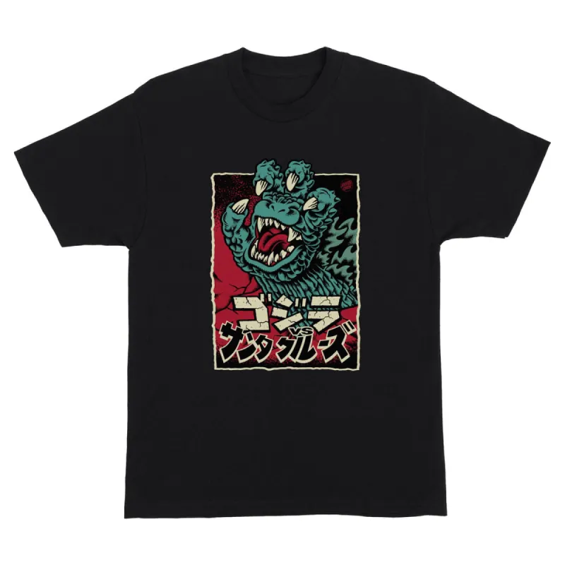 Santa Cruz Godzilla Hand Front Mens T-Shirt - BLACK sold by Sun Diego Boardshops